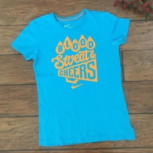 Cheer Nike T-shirt- Blue/Orange💙🧡